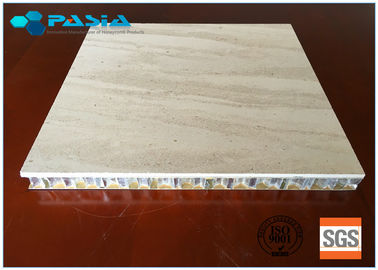 China Marble Stone Honeycomb Composite Panels 20 - 25 Mm Thickness For Office Decoration supplier